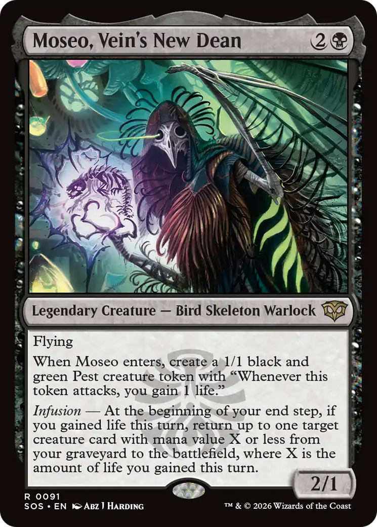 Moseo, Vein's New Dean [Secrets of Strixhaven] MTG Single Magic: The Gathering | Red Claw Gaming