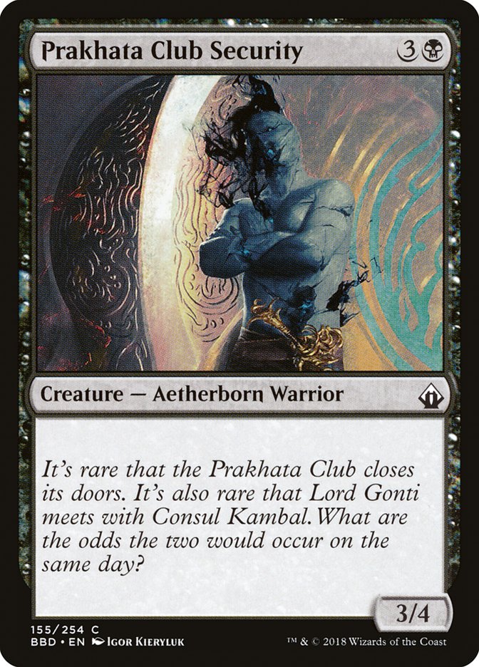 Prakhata Club Security [Battlebond] MTG Single Magic: The Gathering | Red Claw Gaming