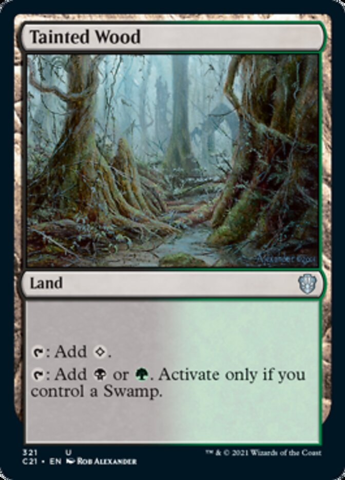 Tainted Wood [Commander 2021] MTG Single Magic: The Gathering | Red Claw Gaming
