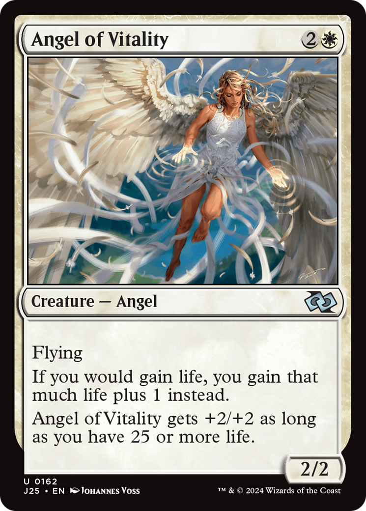 Angel of Vitality [Foundations Jumpstart] MTG Single Magic: The Gathering | Red Claw Gaming