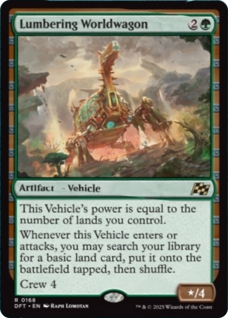 Lumbering Worldwagon [Aetherdrift] MTG Single Magic: The Gathering | Red Claw Gaming