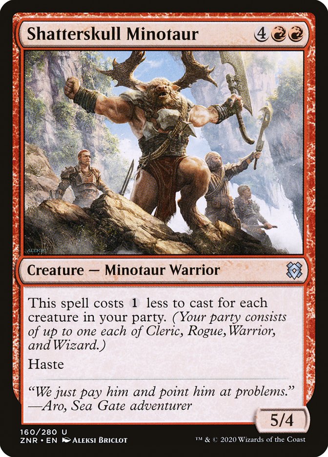 Shatterskull Minotaur [Zendikar Rising] MTG Single Magic: The Gathering | Red Claw Gaming