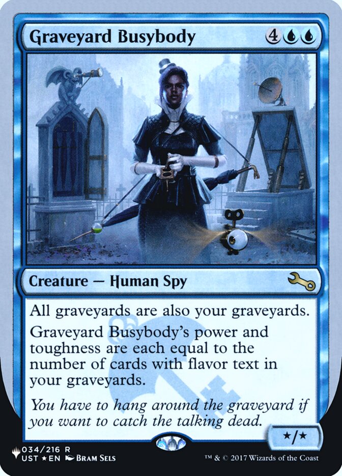 Graveyard Busybody (Unfinity Foil Edition) [The List] MTG Single Magic: The Gathering | Red Claw Gaming