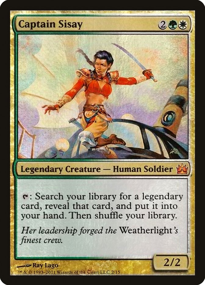 Captain Sisay [From the Vault: Legends] MTG Single Magic: The Gathering | Red Claw Gaming