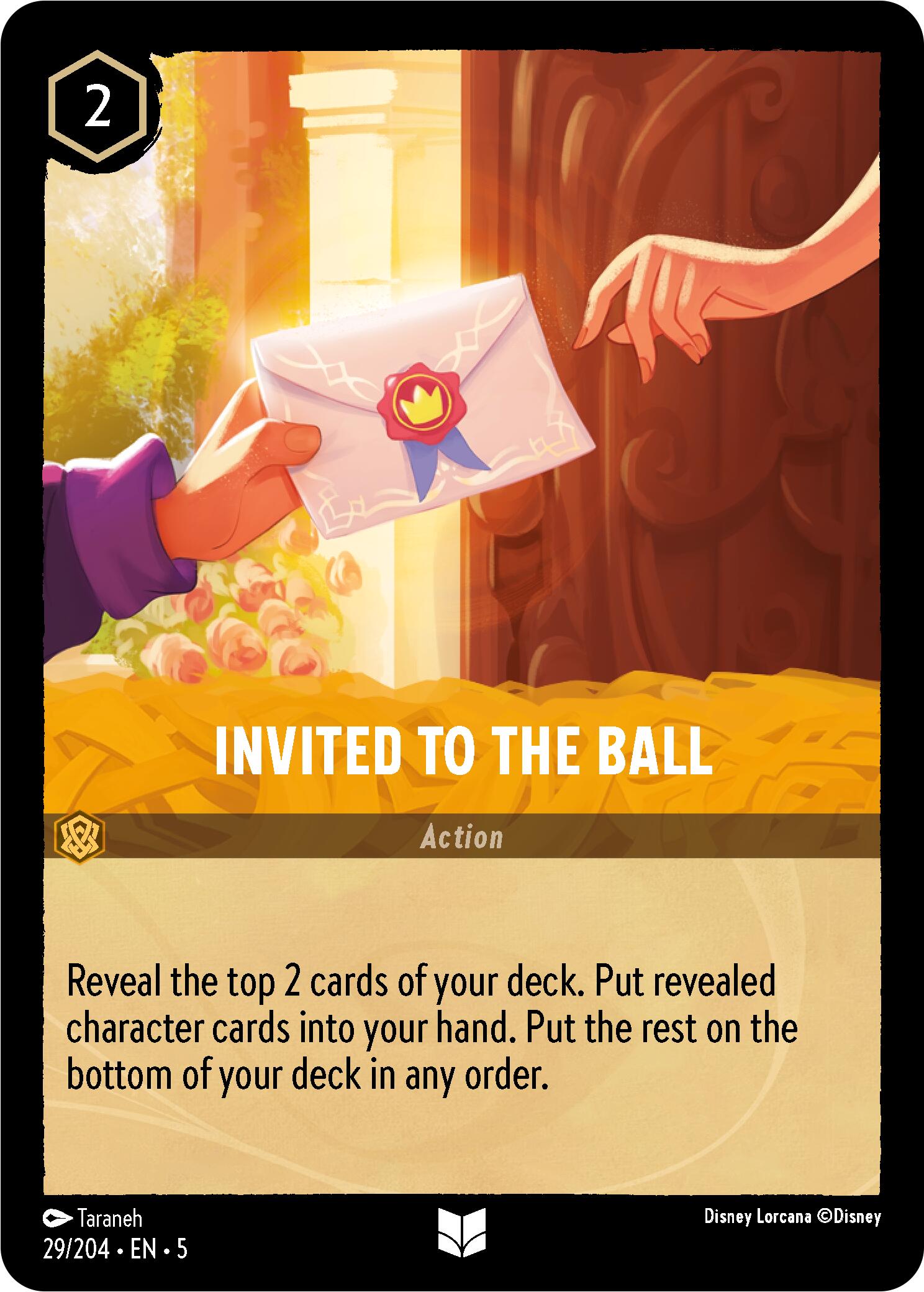 Invited to the Ball (29/204) [Shimmering Skies] Lorcana Single Disney    | Red Claw Gaming