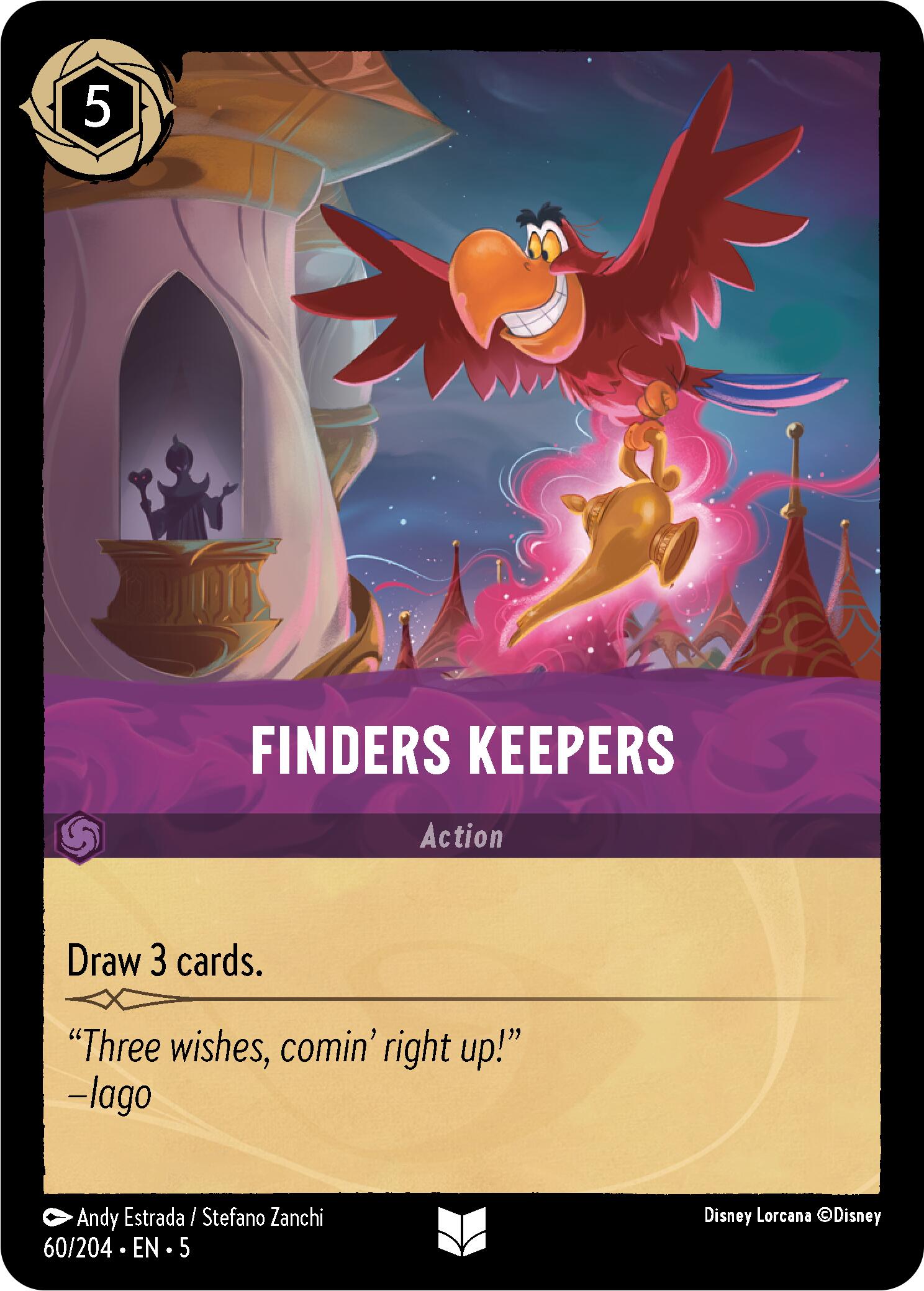 Finders Keepers (60/204) [Shimmering Skies] Lorcana Single Disney    | Red Claw Gaming