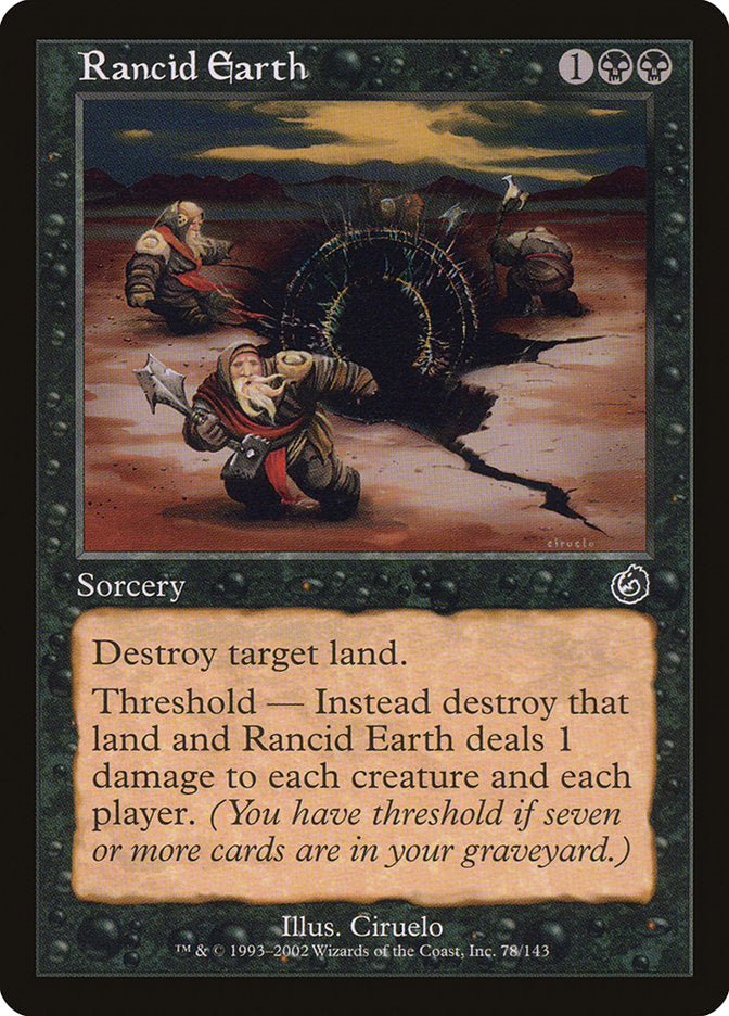Rancid Earth [Torment] MTG Single Magic: The Gathering | Red Claw Gaming