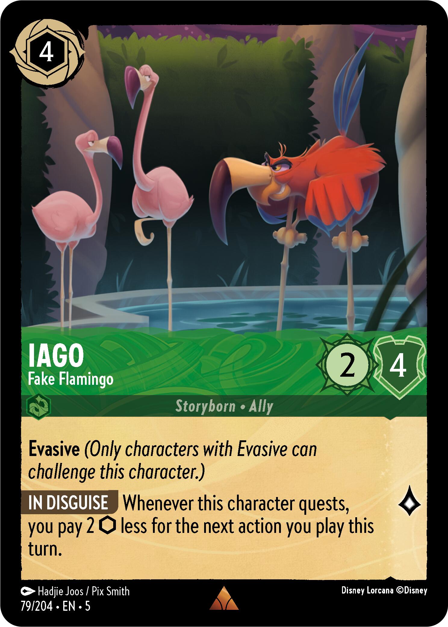 Iago - Fake Flamingo (79/204) [Shimmering Skies] Lorcana Single Disney    | Red Claw Gaming
