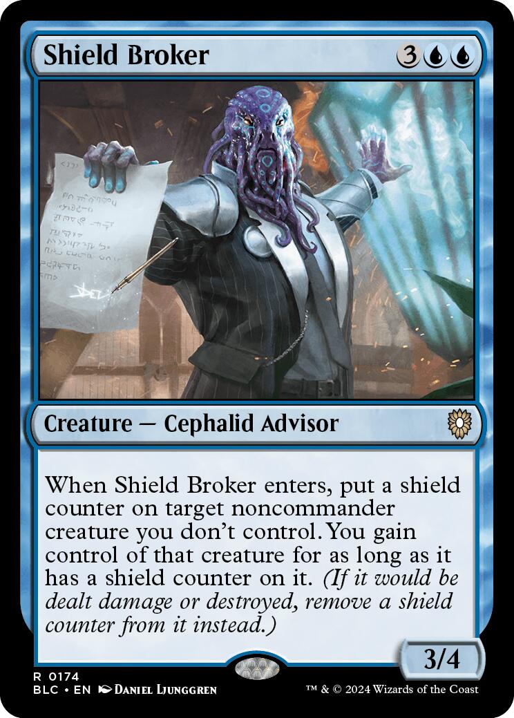 Shield Broker [Bloomburrow Commander] MTG Single Magic: The Gathering | Red Claw Gaming