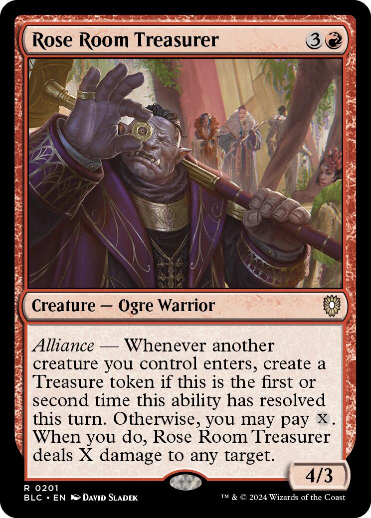 Rose Room Treasurer [Bloomburrow Commander] MTG Single Magic: The Gathering | Red Claw Gaming