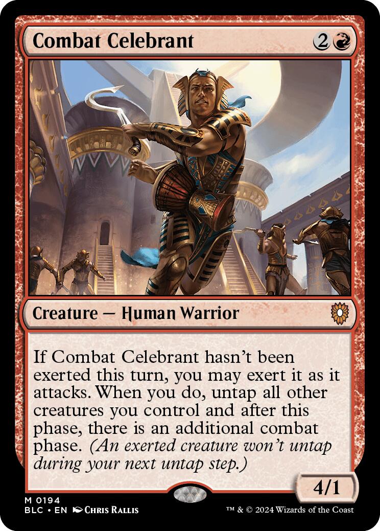 Combat Celebrant [Bloomburrow Commander] MTG Single Magic: The Gathering | Red Claw Gaming