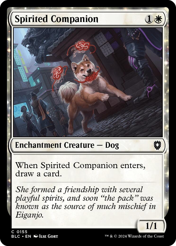 Spirited Companion [Bloomburrow Commander] MTG Single Magic: The Gathering | Red Claw Gaming