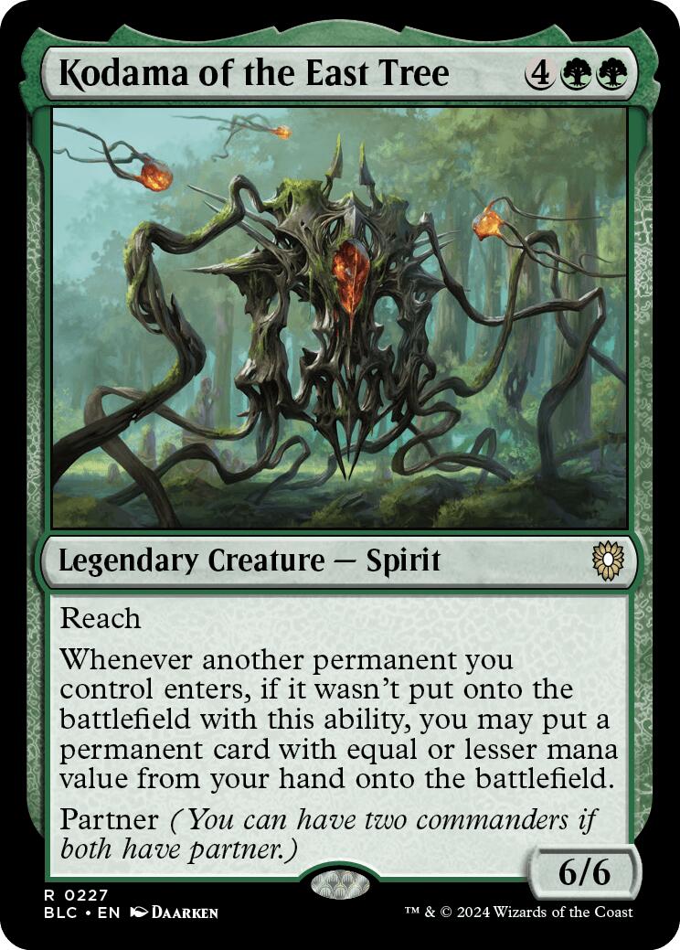 Kodama of the East Tree [Bloomburrow Commander] MTG Single Magic: The Gathering | Red Claw Gaming