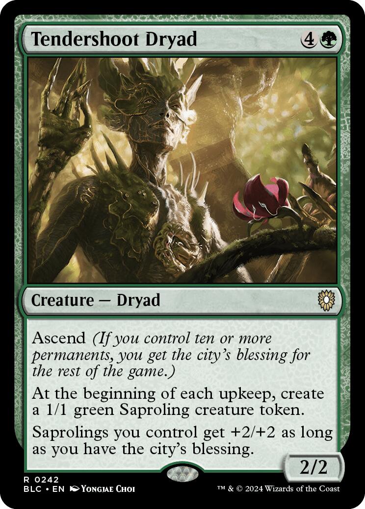 Tendershoot Dryad [Bloomburrow Commander] MTG Single Magic: The Gathering | Red Claw Gaming