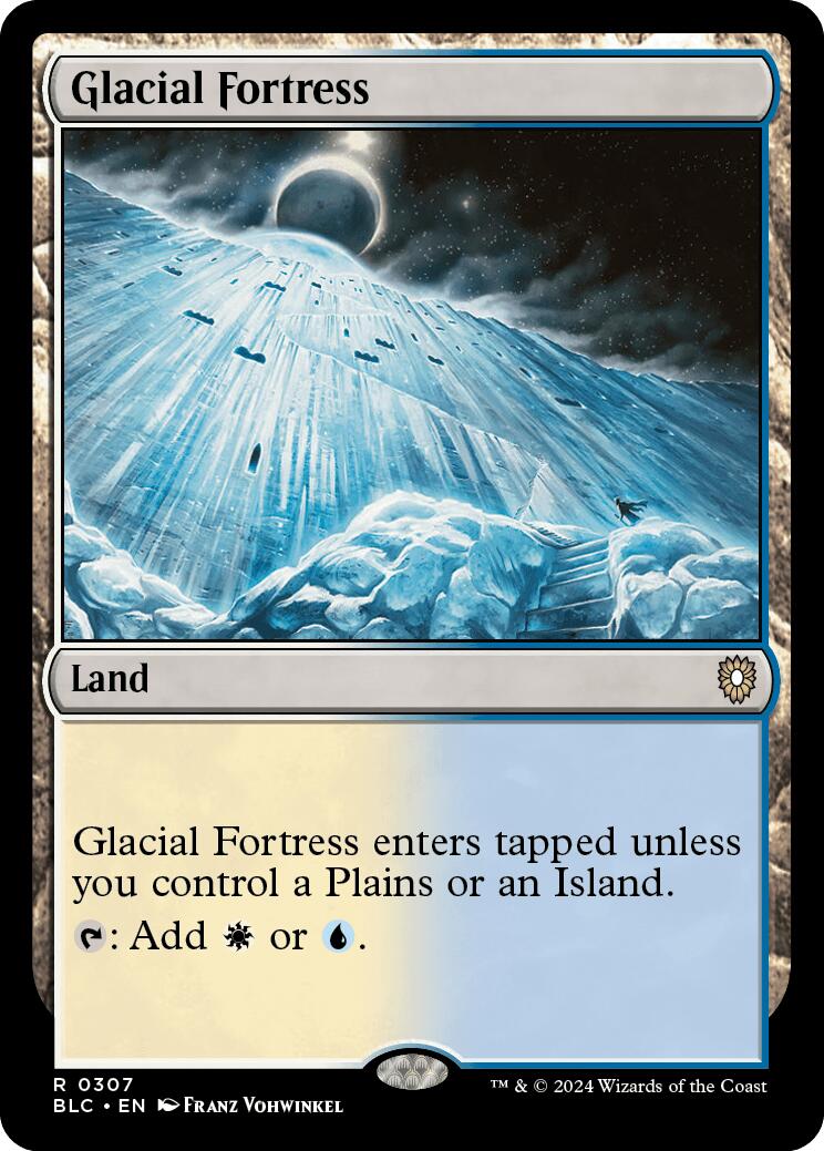 Glacial Fortress [Bloomburrow Commander] MTG Single Magic: The Gathering | Red Claw Gaming