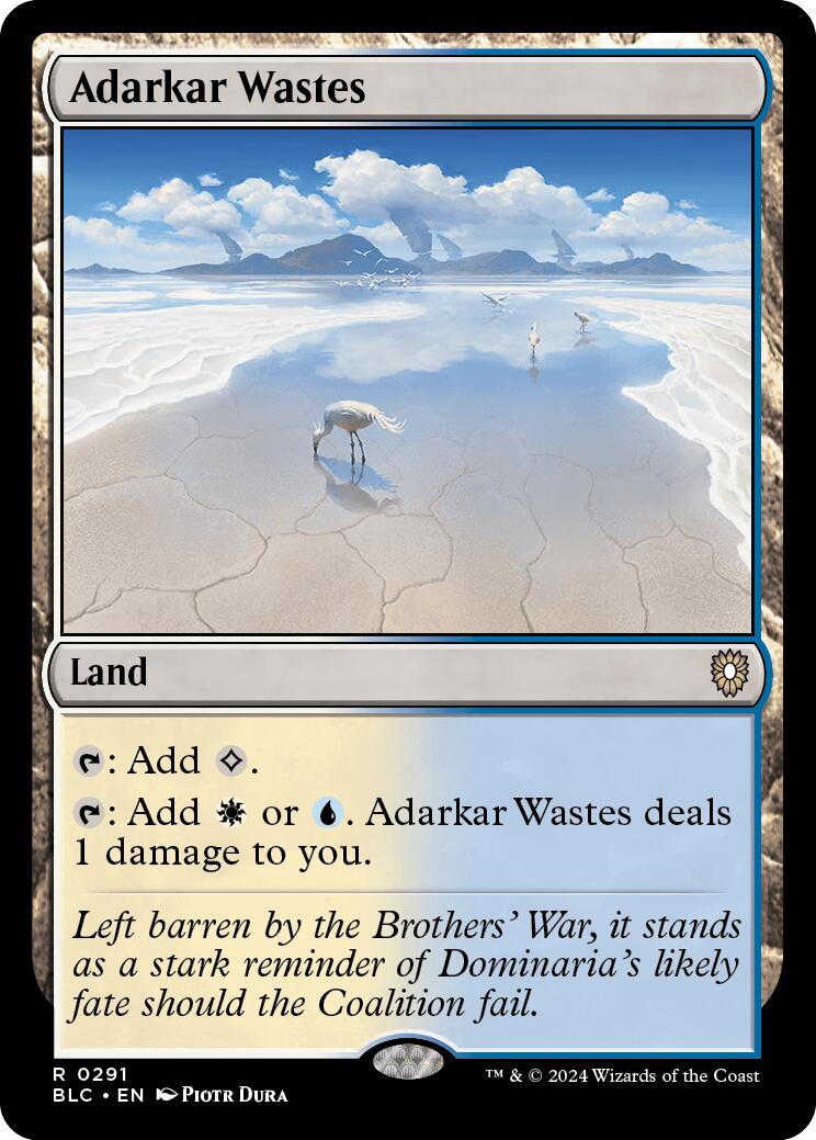 Adarkar Wastes [Bloomburrow Commander] MTG Single Magic: The Gathering | Red Claw Gaming