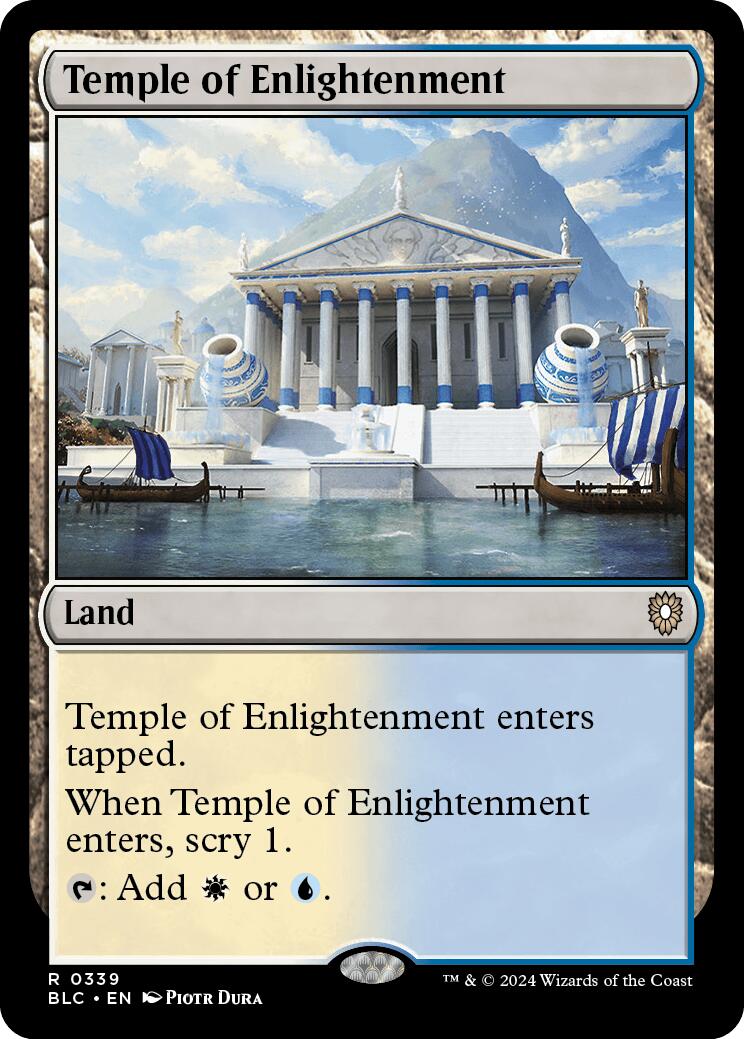 Temple of Enlightenment [Bloomburrow Commander] MTG Single Magic: The Gathering | Red Claw Gaming