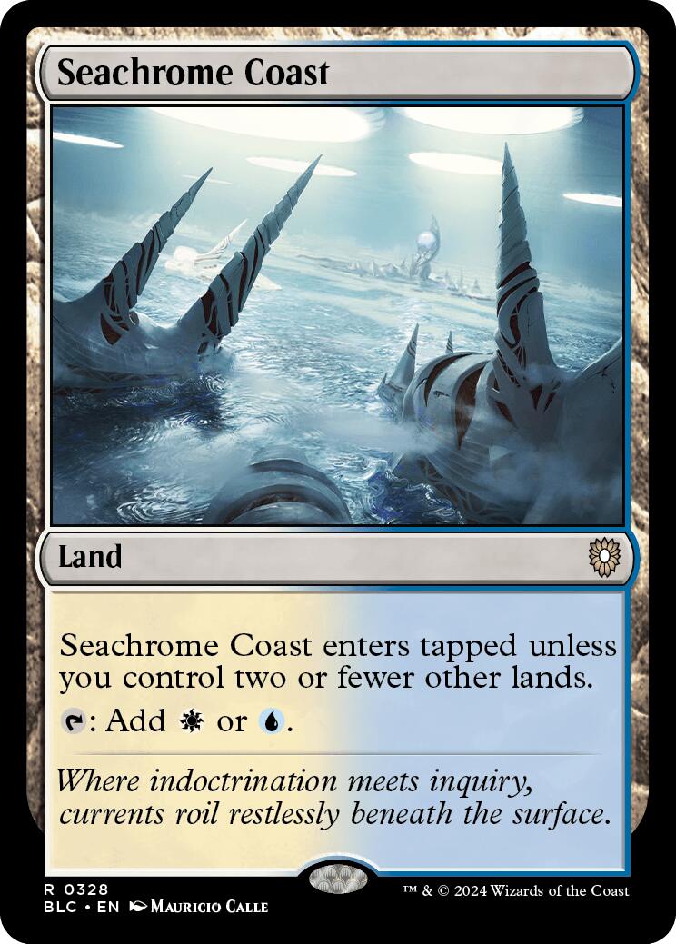 Seachrome Coast [Bloomburrow Commander] MTG Single Magic: The Gathering | Red Claw Gaming
