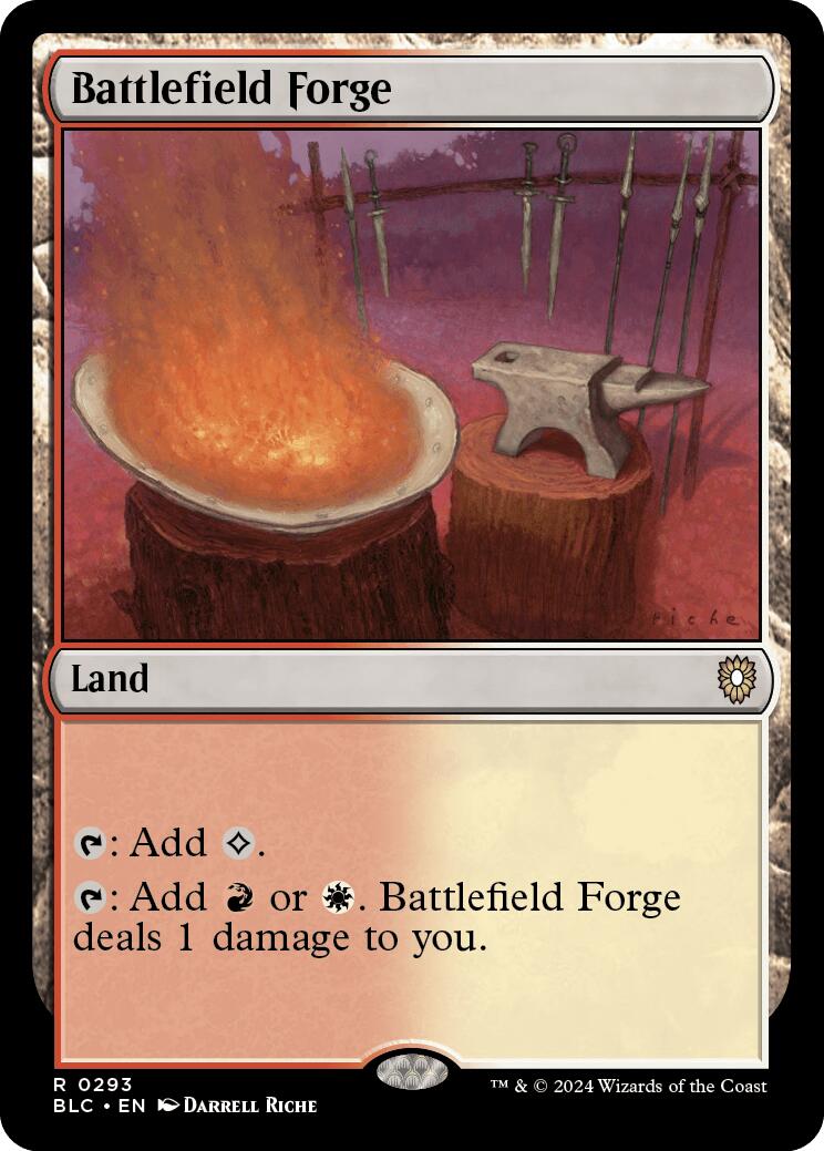 Battlefield Forge [Bloomburrow Commander] MTG Single Magic: The Gathering | Red Claw Gaming