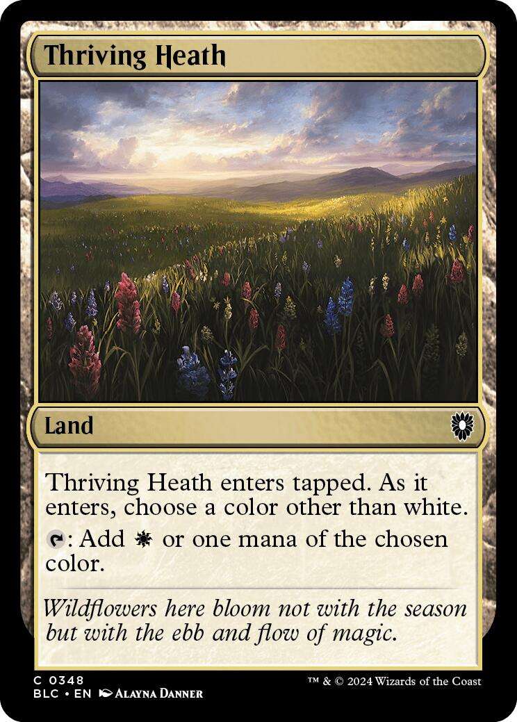 Thriving Heath [Bloomburrow Commander] MTG Single Magic: The Gathering | Red Claw Gaming