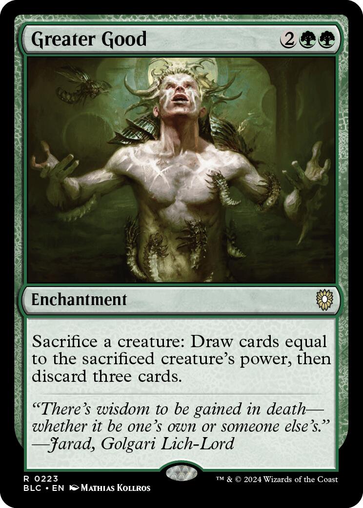 Greater Good [Bloomburrow Commander] MTG Single Magic: The Gathering | Red Claw Gaming