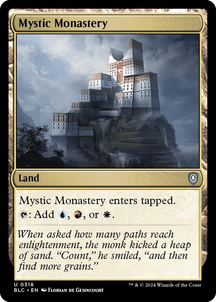 Mystic Monastery [Bloomburrow Commander] MTG Single Magic: The Gathering | Red Claw Gaming