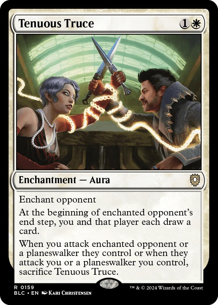 Tenuous Truce [Bloomburrow Commander] MTG Single Magic: The Gathering | Red Claw Gaming