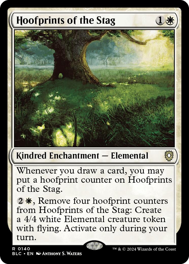 Hoofprints of the Stag [Bloomburrow Commander] MTG Single Magic: The Gathering | Red Claw Gaming