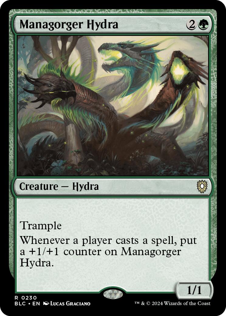 Managorger Hydra [Bloomburrow Commander] MTG Single Magic: The Gathering | Red Claw Gaming