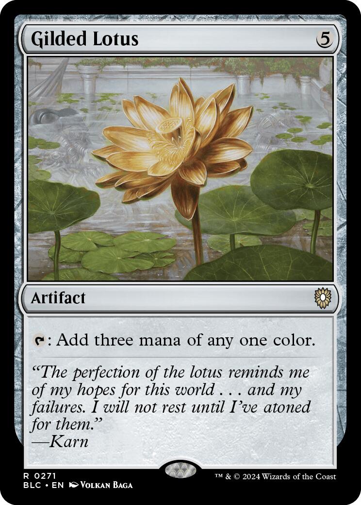 Gilded Lotus [Bloomburrow Commander] MTG Single Magic: The Gathering | Red Claw Gaming