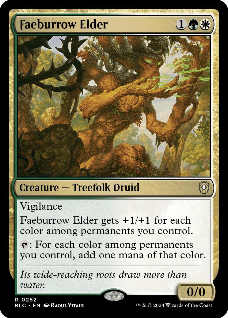 Faeburrow Elder [Bloomburrow Commander] MTG Single Magic: The Gathering | Red Claw Gaming