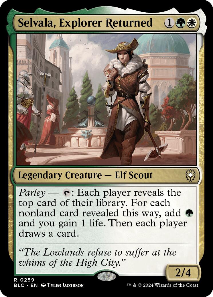 Selvala, Explorer Returned [Bloomburrow Commander] MTG Single Magic: The Gathering | Red Claw Gaming