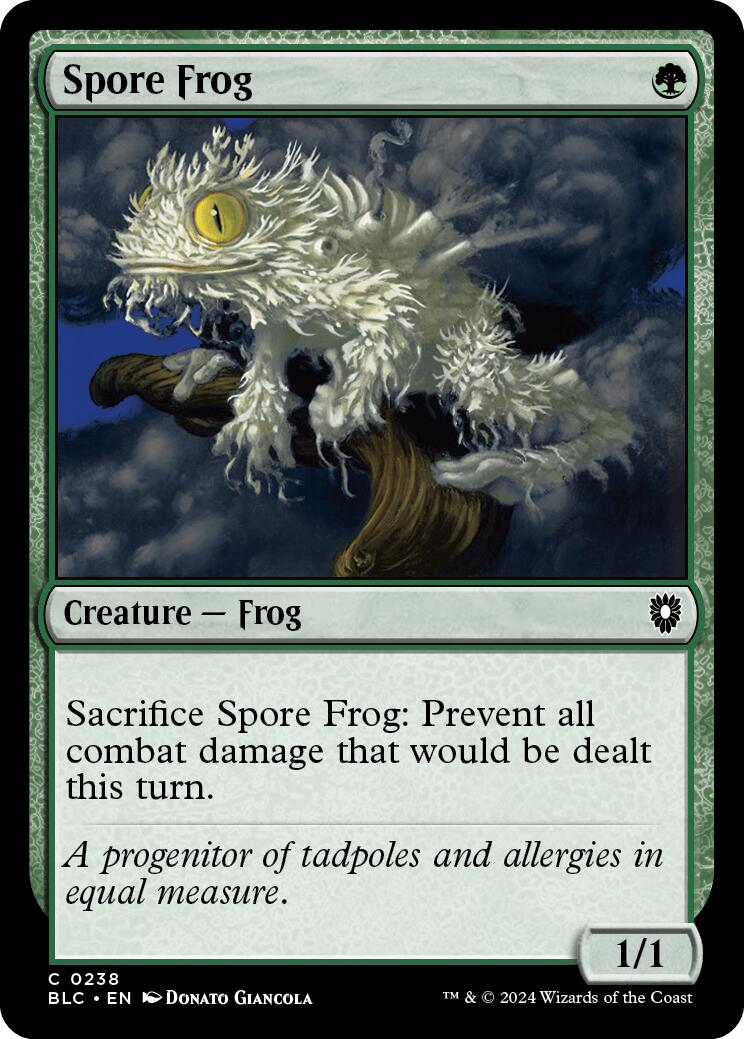 Spore Frog [Bloomburrow Commander] MTG Single Magic: The Gathering | Red Claw Gaming