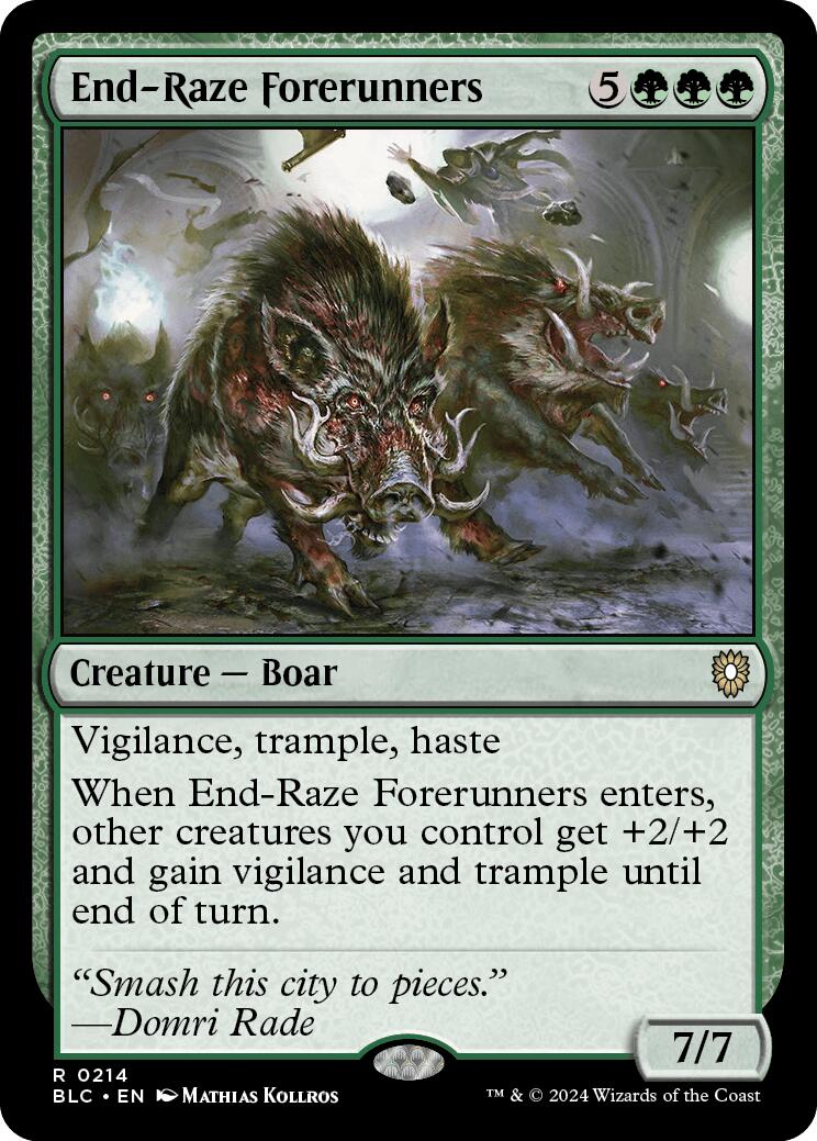 End-Raze Forerunners [Bloomburrow Commander] MTG Single Magic: The Gathering | Red Claw Gaming