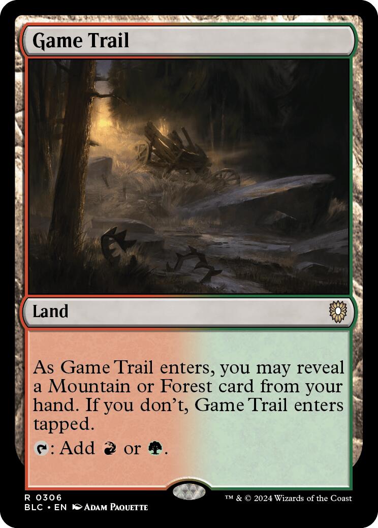 Game Trail [Bloomburrow Commander] MTG Single Magic: The Gathering | Red Claw Gaming