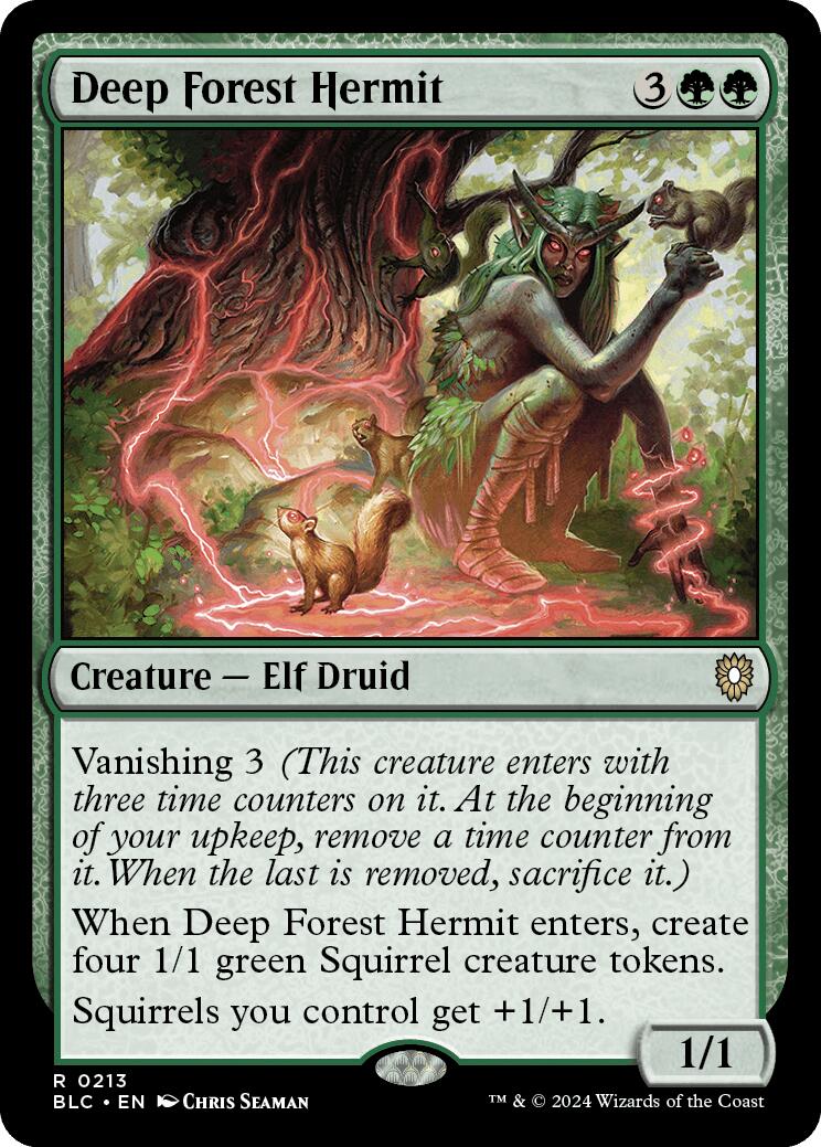 Deep Forest Hermit [Bloomburrow Commander] MTG Single Magic: The Gathering | Red Claw Gaming
