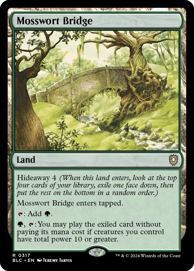 Mosswort Bridge [Bloomburrow Commander] MTG Single Magic: The Gathering | Red Claw Gaming