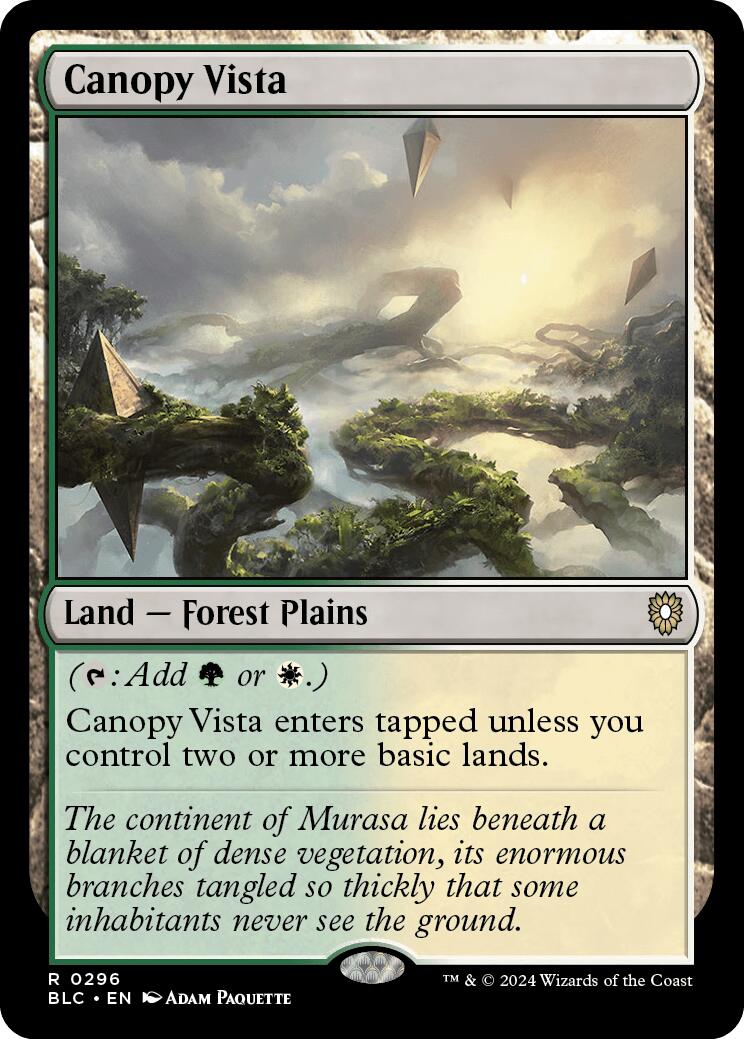 Canopy Vista [Bloomburrow Commander] MTG Single Magic: The Gathering | Red Claw Gaming