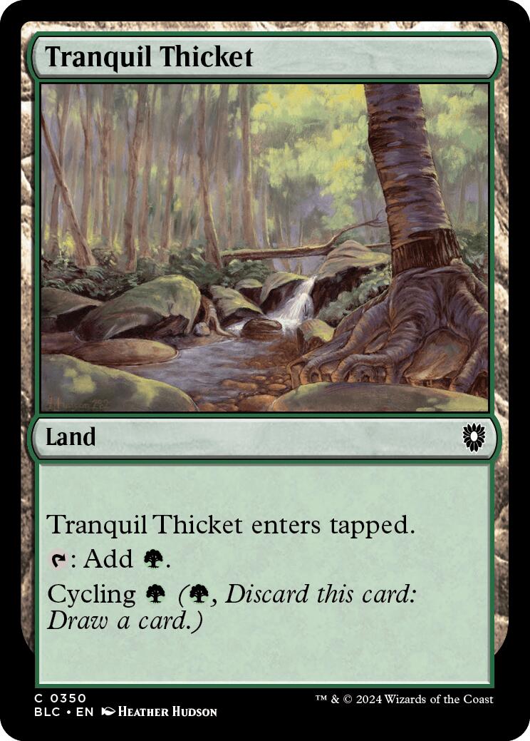 Tranquil Thicket [Bloomburrow Commander] MTG Single Magic: The Gathering | Red Claw Gaming