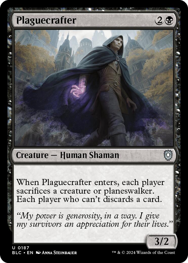 Plaguecrafter [Bloomburrow Commander] MTG Single Magic: The Gathering | Red Claw Gaming