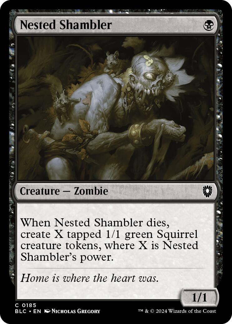 Nested Shambler [Bloomburrow Commander] MTG Single Magic: The Gathering | Red Claw Gaming