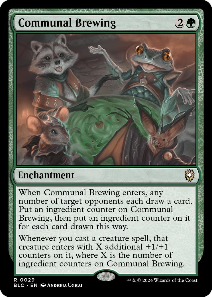 Communal Brewing [Bloomburrow Commander] MTG Single Magic: The Gathering | Red Claw Gaming
