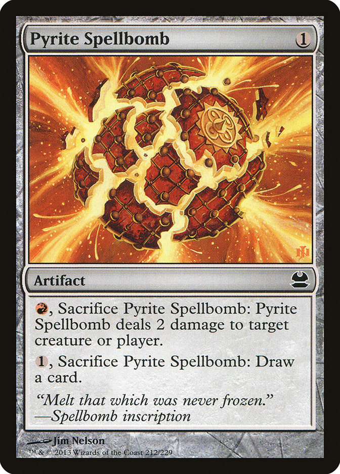 Pyrite Spellbomb [Modern Masters] MTG Single Magic: The Gathering | Red Claw Gaming