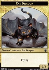 Cat Dragon // Dragon (006) Double-Sided Token [Commander 2017 Tokens] MTG Single Magic: The Gathering | Red Claw Gaming