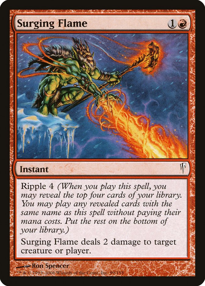 Surging Flame [Coldsnap] MTG Single Magic: The Gathering | Red Claw Gaming