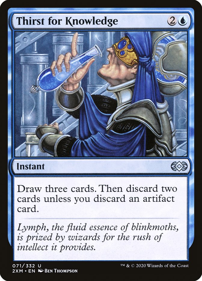 Thirst for Knowledge [Double Masters] MTG Single Magic: The Gathering | Red Claw Gaming