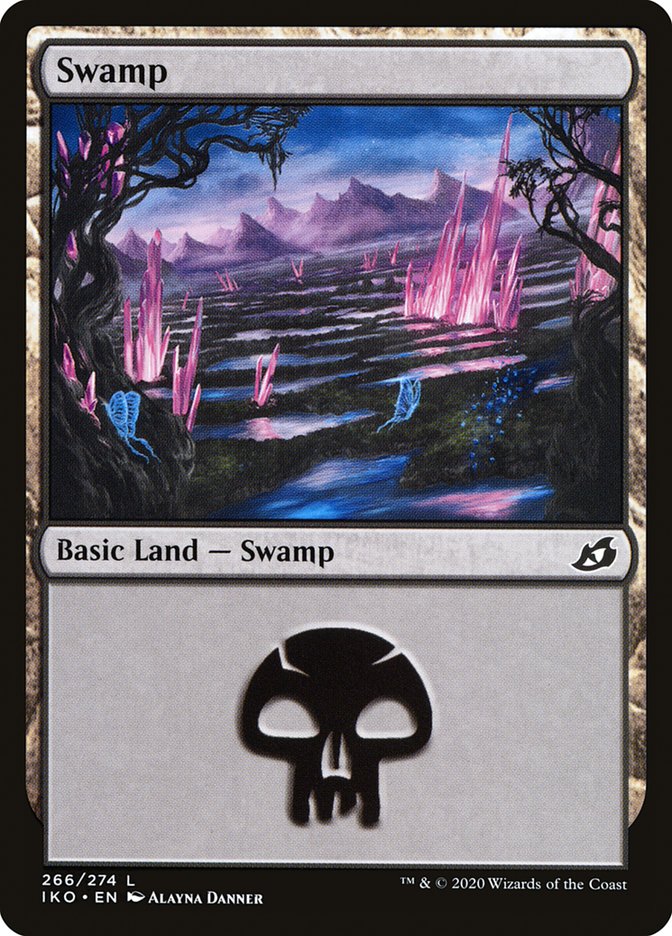 Swamp (266) [Ikoria: Lair of Behemoths] MTG Single Magic: The Gathering | Red Claw Gaming