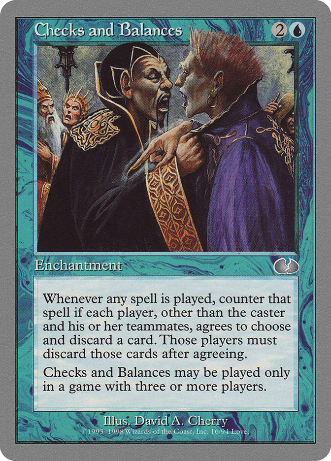 Checks and Balances [Unglued] MTG Single Magic: The Gathering | Red Claw Gaming