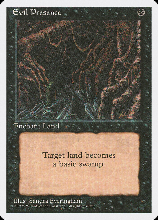 Evil Presence [Fourth Edition] MTG Single Magic: The Gathering | Red Claw Gaming
