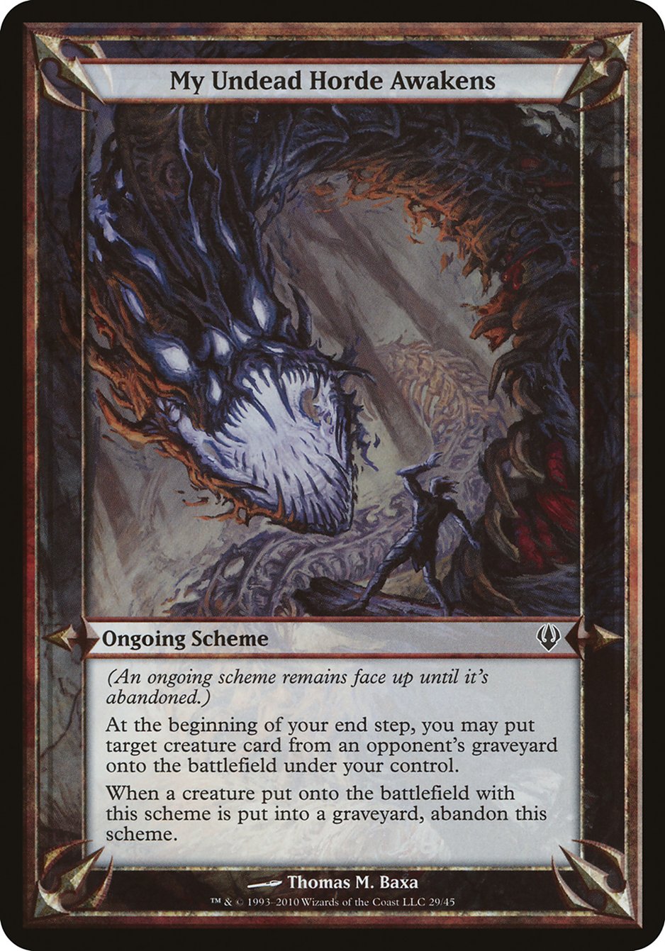 My Undead Horde Awakens (Schemes) [Archenemy Schemes] MTG Single Magic: The Gathering | Red Claw Gaming